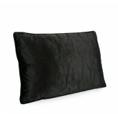 Set 2 perne catifea neagra Artemis 40x60 cm