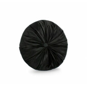 Set 4 perne catifea neagra Artemis 40 cm