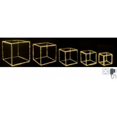 Set 5 decoratiuni luminoase 55x55x55 cm, 45x45x45 cm, 35x35x35 cm, 30x30x30 cm, 25x25x25 cm