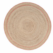 Covor iuta natur portocalie Ankit 180 cm