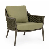 Set 2 fotolii gri verde Everly 80x80x80 cm