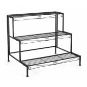 Suport flori otel negru Alisha 75x60x62.5 cm