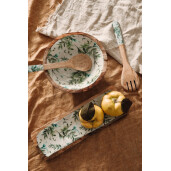 Bol lemn email multicolor Thara Ø18x6,5h