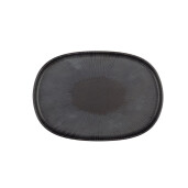 Set 4 platouri piatra gri bronz Horta 32,5x22,3x2,7h