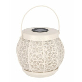 Set 4 lampi solare otel alb Sunil 20x20 cm