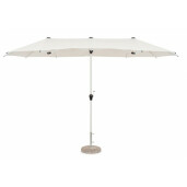 Umbrela gradina alb crem Brasil 400x200x236 cm