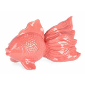 Set 3 figurine Pesti portelan rosu 26.2x14.3x14.1 cm
