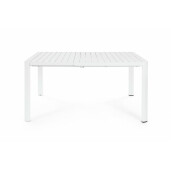 Masa extensibila aluminiu alb Kiplin 149x97/149x77.5 cm