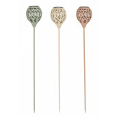 Set 3 lampi solare Estel 14x100 cm