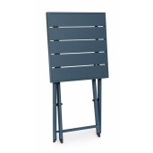 Masuta pliabila aluminiu albastru Taylor 44x43x36 cm