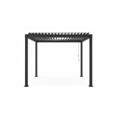 Pavilion gradina otel gri antracit Garda 300x300x240 cm