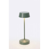 Veioza cu led metal verde Esprit 11x33 cm