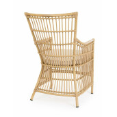 Set 2 scaune aluminiu natur Adelma 57x66x95 cm
