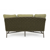 Pat de zi verde Everly 166x153x82 cm