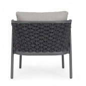 Set 2 fotolii gri Harlow 73.5x77x80 cm