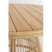 Masa rattan sintetic natur Adelma 110x75 cm