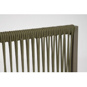 Paravan decorativ verde olive Paxson 180x30x120 cm