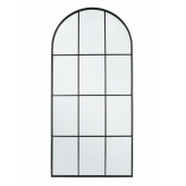 Oglinda perete otel negru Window 80x2.5x170 cm