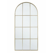 Oglinda perete otel auriu Window 80x2.5x170 cm