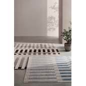Covor poliester gri maro bej Hada 200x290x0,3h