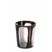 Set 3 candele sticla Kirinda 8x9 cm