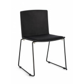 Set 4 scaune negre Giulia 43.5x50x79 cm