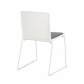 Set 4 scaune alb gri Giulia 43.5x50x79 cm