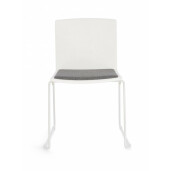 Set 4 scaune alb gri Giulia 43.5x50x79 cm