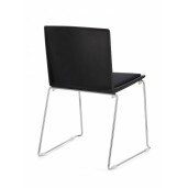 Set 4 scaune argintiu negru Giulia 43.5x50x79 cm