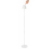 Lampadar metal alb cu led Etna 17x115 cm