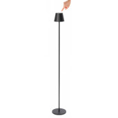 Lampadar metal negru cu led Etna 17x115 cm