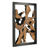 Decoratiune perete lemn Sherwood 100x4x60 cm