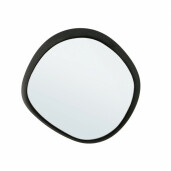 Oglinda perete otel negru Hydra 60x4.5x58 cm