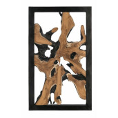 Decoratiune perete lemn Sherwood 100x4x60 cm
