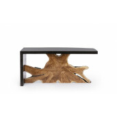 Masuta lemn negru maro Marwood 110x60x50 cm
