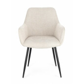 Set 2 scaune negru bej Cora 58x63x85.5 cm