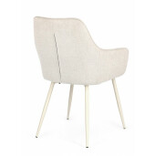 Set 2 scaune bej Cora 58x63x85.5 cm