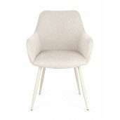 Set 2 scaune bej Cora 58x63x85.5 cm