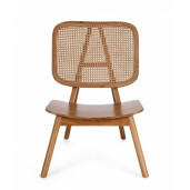 Fotoliu lemn rattan maro Yves 67x80x91.5 cm