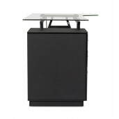 Birou negru Charlie 150.5x80x75 cm