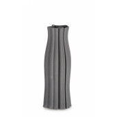 Vaza flori ceramica gri Haylee 12x32 cm