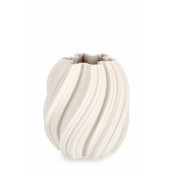Vaza flori ceramica bej Joleen 19x21 cm