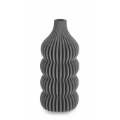 Vaza flori ceramica gri Ilsa 12x25 cm