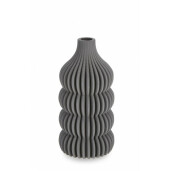 Vaza flori ceramica gri Ilsa 11x20 cm
