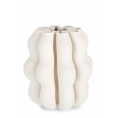 Vaza flori ceramica bej Rowan 23x25 cm