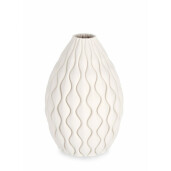 Vaza flori ceramica bej Kylo 19x28 cm