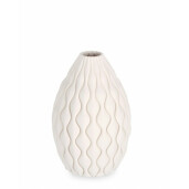 Vaza flori ceramica bej Kylo 16x24 cm