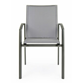 Set 18 scaune gradina gri antracit Cruise 57x57x87.5 cm