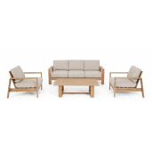 Set mobilier gradina aluminiu textil Baltic 206x85.5x83 cm