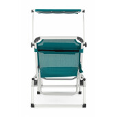 Set 4 sezlonguri gradina turcoaz Piegh 58x193x76 cm